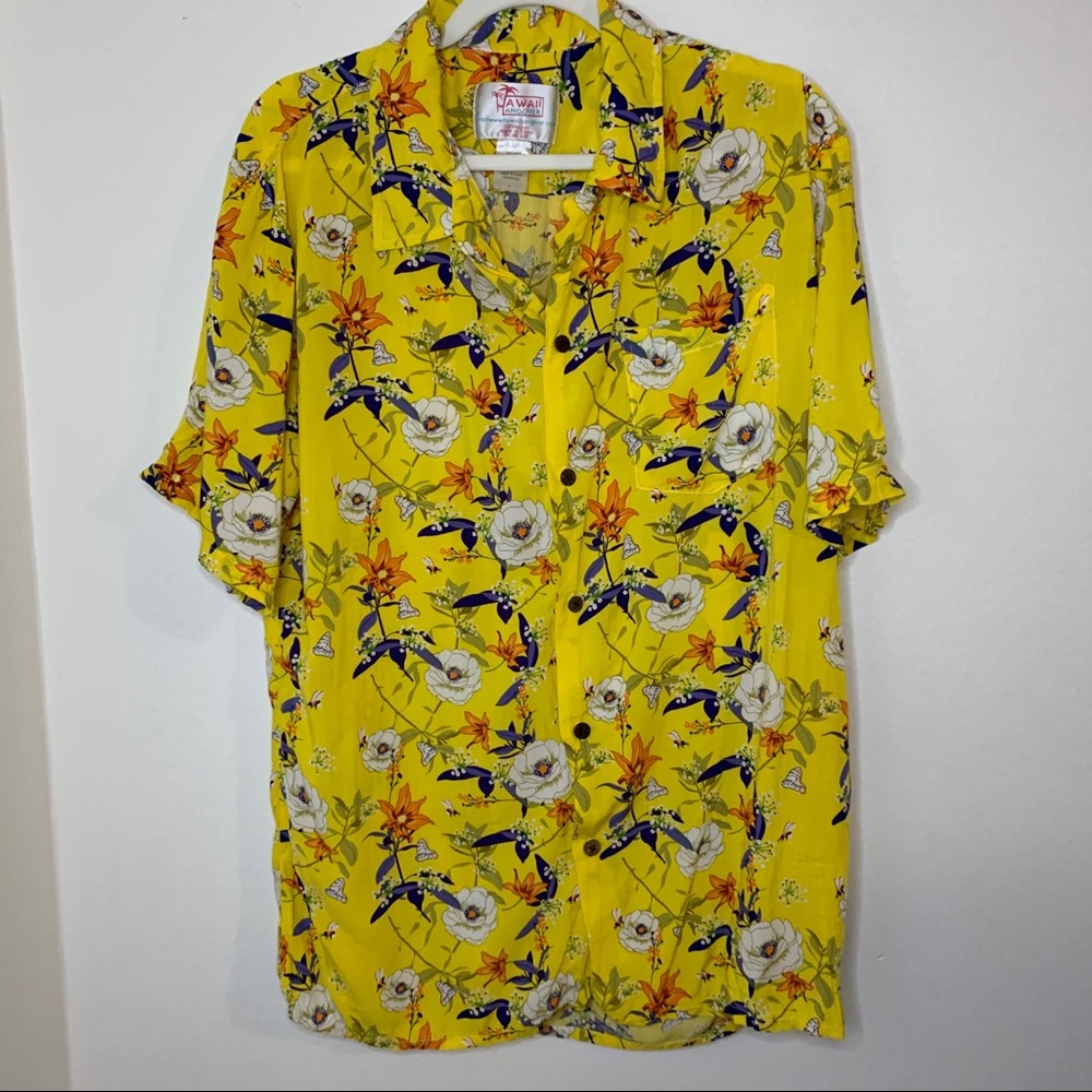 Hawaii Hangover floral button up